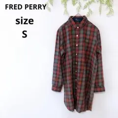 ♡FRED PERRY♡レディース チェックシャツワンピース チュニック