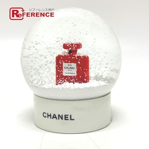 未使用 CHANEL シャネル スノードーム オブジェ No5スノードーム No5 置物 ホワイト ユニセックス【中古】