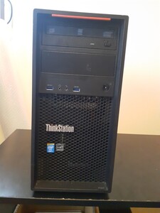 ジャンク品 Lenovo ThinkStation P300 Core i7-4790,メモリ4GB,HDDなし,DVDマルチドライブ,Quadro K620