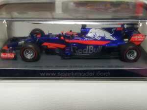 新品 スパーク　SPARK　1/43　Scuderia Toro Rosso No.39 アブダビGP 2017 Renault STR12　Brendon Hartley ハートレイ