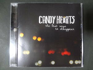 CANDY HEARTS/the best ways to disappear CD girls vocal pop punk emo ex hot knife lemuria kittyhawk earth