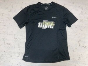 ナイキ NIKE DRI-FIT スポーツウェア 半袖Tシャツ カットソー メンズ ポリエステル100% M 黒