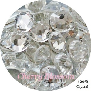 #2058*ss5*500粒クリスタル*スワロ*デコ*スワロフスキー*crystal*swarovski*クリスタライズ*無色透明*クリア*裏面フォイルあり