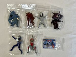 【送料無料】ガシャポン　ウルトラマンガイア(あざ笑う眼 編)全6種　中古品　HGシリーズ　BANDAI