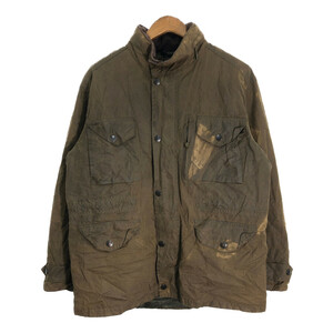 Barbour バブアー SAPPER オイルドジャケット カーキ (メンズ L) 中古 古着 R7154