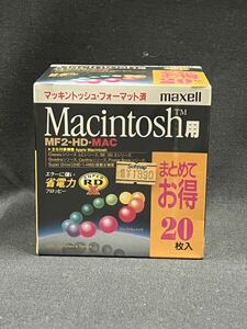 maxell/マクセル Macintosh用　フォーマット済み　フロッピーディスク・20枚