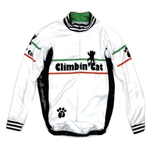 7ITA GSG◆サイクル ロングスリーブジャージ◆メンズ L◆Climbin Cat