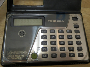 未使用　東芝　LC-853WA　電卓　※長期保管品