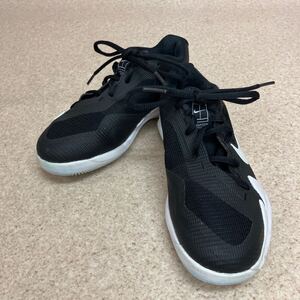 Q0124 NIKE ナイキ VAPORPRO KIDS キッズ スニーカー 21.0cm ブラック系 黒系