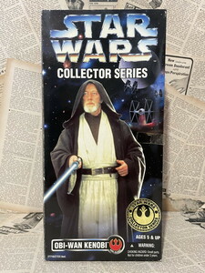 ☆1990年代/スターウォーズ/12インチフィギュア即決ビンテージKennerケナー/Star Wars/Figure(Obi-Wan Kenobi/MIB) SW-103