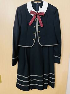 美品　 フォーマル ワンピース　卒業式　入学式　 結婚式 発表会 セットアップ　清楚　小学生　中学生　高校生　制服　160 165 女の子