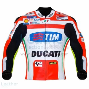 海外 高品質 送料込み バレンティーノ・ロッシ　46 ドゥカティ・コルセ　DUCATI CORSE レザーレーシング　ジャケット サイズ各種 レプリカc