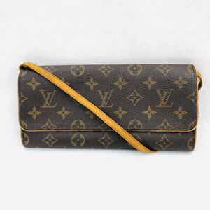 LOUIS VUITTON ポシェットツインGM モノグラム ショルダーバッグ LV B1