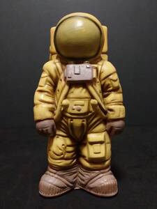 ソフビ製 渋い色合いのアポロ宇宙飛行士 貯金箱 アポロ11号 アストロノーツ 当時物 昭和レトロ ヴィンテージ