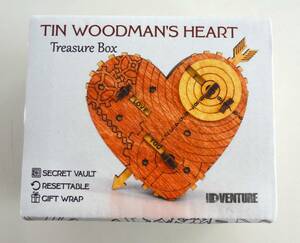 TIN WOODMANS HEART ブリキの木こりの心臓機械仕掛けの宝箱 3Dパズル ギフトボックス 取扱説明書なし 中古 ゲーム