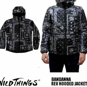 WILD THINGS BANDANNA REV HOODED JACKET