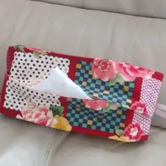 【ハンドメイド ボックスティッシュカバー】和柄