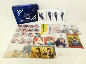 T800★刀剣乱舞 グッズ 33点 缶バッジ/アクスタ/ミニクリアファイル/コースター?/他 舞台 2.5茶屋 三日月宗近/宗三左文字/他★送料780円〜