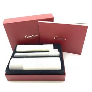 Cartier カルティエ メタル ブレスレット用 お手入れキット 未使用 メンテナンス スプレー 50ml ブラシ 布 管理HS429