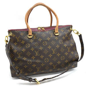 1円 ◎定価31万 美品 LOUIS VUITTON ルイヴィトン パラス 2wayハンドバッグ ショルダー M40906 モノグラム オロール◎E.Cegr.jW-18