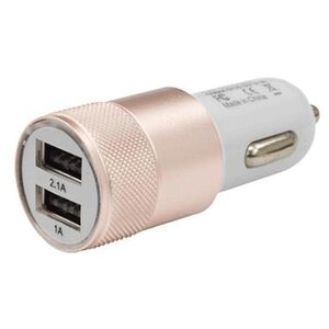 シガーソケット USB 増設 車載 カーチャージャー 充電器 2ポート 電源 車用 iphone Android 送料無料 50K◇ 3.1Aソケット:ゴールド