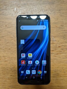 IY1019 docomo SIMフリー AQUOS sens2 SH-01L SHARP 4Gスマホ 簡易確認＆簡易清掃＆初期化OK 判定○ WebにてSIMロック解除受付手続済