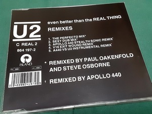 U2◆『even better than the REAL THING』UK盤5trkCD