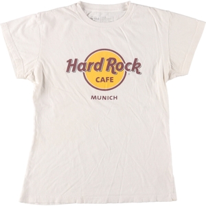 古着 HARD ROCK CAFE ハードロックカフェ アドバタイジングTシャツ レディースS /eaa461615