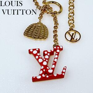 LOUIS VUITTON ルイヴィトン コリエ LV アイコニック ネックレス インフィニティ ドット 草間彌生コラボ M01081 ペンダント パンプキン