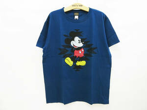 ジェロニモ ミッキーマウス Tシャツ G1621010 ディズニー インディゴ (XL) 多少汚れあり 50%オフ (半額) 即決価格 新品