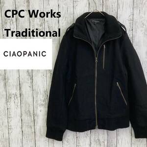 CPC Works Traditional Ciaopanic★チャオパニック★ウールブレンド ブルゾン ジャケット★サイズL　9-125