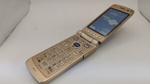 K330 docomo FOMA らくらくホン F-09B FUJITSU 富士通/ガラケー/ケータイ 簡易動作確認＆簡易清掃＆初期化OK 判定○ 現状品 送料無料　