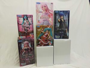 FG01-20241114 初音ミクフィギュア 7点 Princess AMP フィギュア マーメイド 桜提灯 タイクレ限定 Luminasta 巡音ルカ クリスマス シュープ