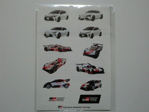 ★Rally Japan/ラリージャパン「GR（ガズーレーシング）/GAZOO Racing/シールBOOK/ステッカー」未使用品