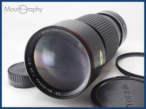 ★実用美品★ TOKINA トキナー AT-X SD 80-200mm F2.8 ★完動品★同梱可 前後キャップ&レンズフィルター付 キヤノンFD用(MF) #i8013