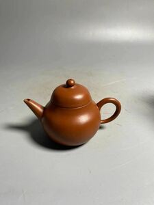 旧家蔵出 朱泥 景記 陶磁器 紫泥 急須 中国唐物 時代物 茶壷 煎茶道具 中国宜興 紫砂 白泥 中国美術