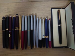 万年筆 まとめ 17本セット Parker PILOT MONTBLANCなど 14K ペン先有り ヴィンテージ アンティーク レトロ 