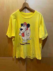 ビンテージ Hanna Barbera Muttley ケンケン Tシャツ L XL サイズ 古着 チキチキマシン猛レース シングルステッチ