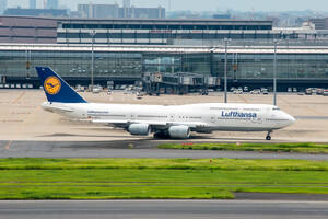 飛行機 デジタル画像 ボーイング747 ルフトハンザ航空 13