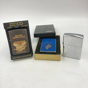 6.6E1707-MO★ZIPPO オイルライター 3点★ジッポー lighter 喫煙具 Ci0/DB0