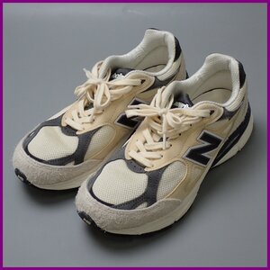 ☆1円 New Balance/ニューバランス 990V3 ムーンビーム 26cm/ベージュ系/M990AD3/スエード/USA製/ローカットスニーカー&0706700019