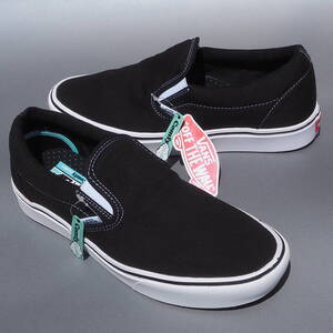 デッド!! 新品 US 10 / 28cm VANS Comfy cush BLACK 黒 スリッポン USA企画 軽量