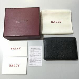 BALLY バリー card case カードケース 箱付き BLACK ブラック 672585