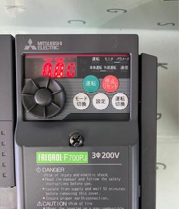 通電確認済 三菱電機 インバーター FR-F-720PJ-3.7K-FS