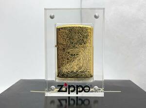 激レア 未使用 ZIPPO ジッポー 2014年 ARMOR アーマー コンスタンティン 24金GP 金メッキ ライター アクリルケース付き