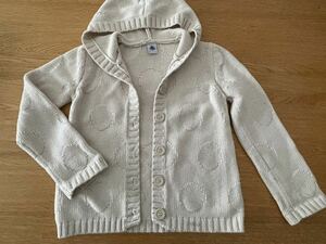 プチバトー　カーディガン サイズ126ニット ウール PETIT BATEAU キッズ