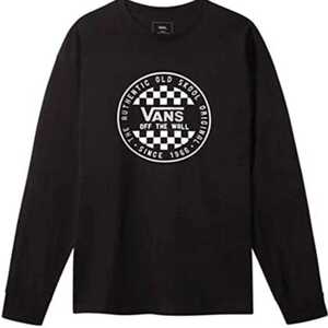 【S】VANS バンズ/OG CHECKER CO.LS/長袖Tシャツ/ブラック