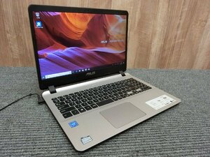 PCY083)ASUS/ノートPC/X507M/CeleronN4000-1.0GHz/メモリ4GB/HDD500GB/15.6インチ/訳あり/