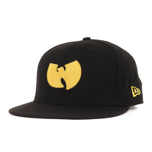 SWAGGER スワッガー キャップ サイズ:7 3/8(58.7cm) 00s Wu-Tang Clan NEW ERA アイコンマーク ベースボールキャップ ブラック コラボ