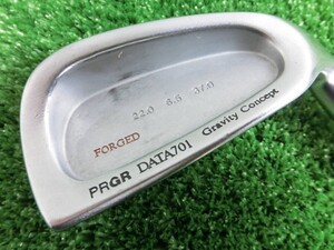 ♪PRGR プロギア DATA701 Gravity Concept / 7番 アイアン 単品 純正カーボンシャフト DATA080 FLEX-M-37（R相当） ♪M1558